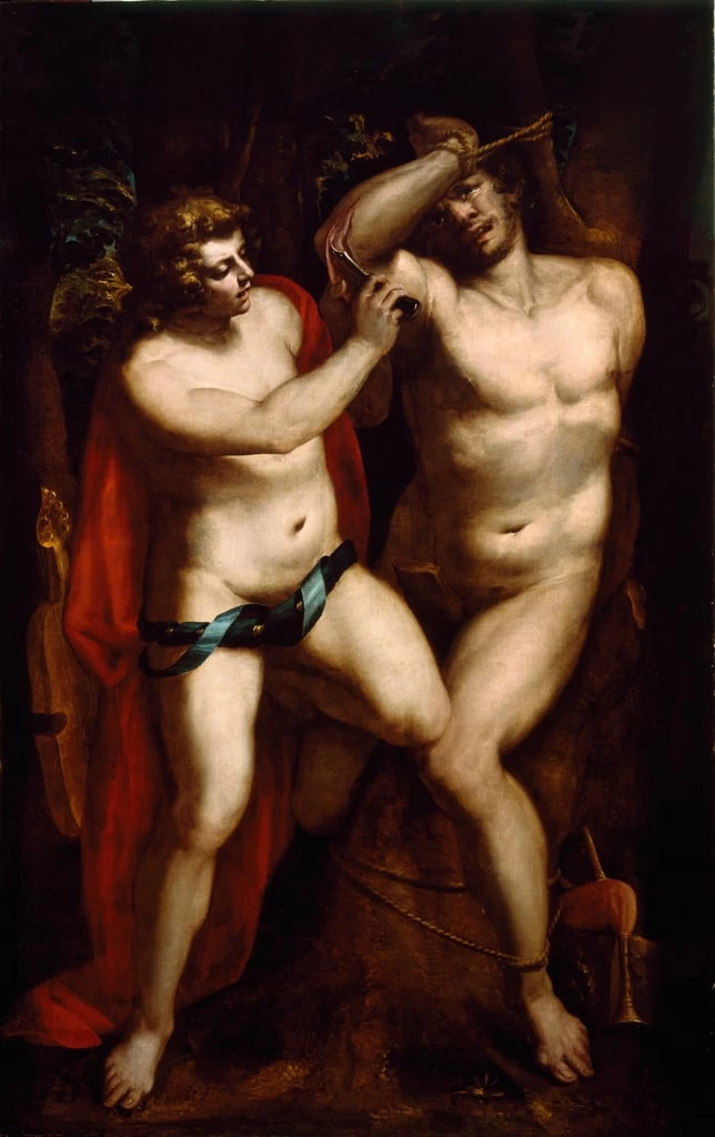 Apollo e Marsia Il satiro viene punito per aver sfidato Apollo